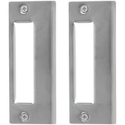2pcs Deadbolt Strike Plates Door Hole Cover Plates Door Striker Plates Reinforcements